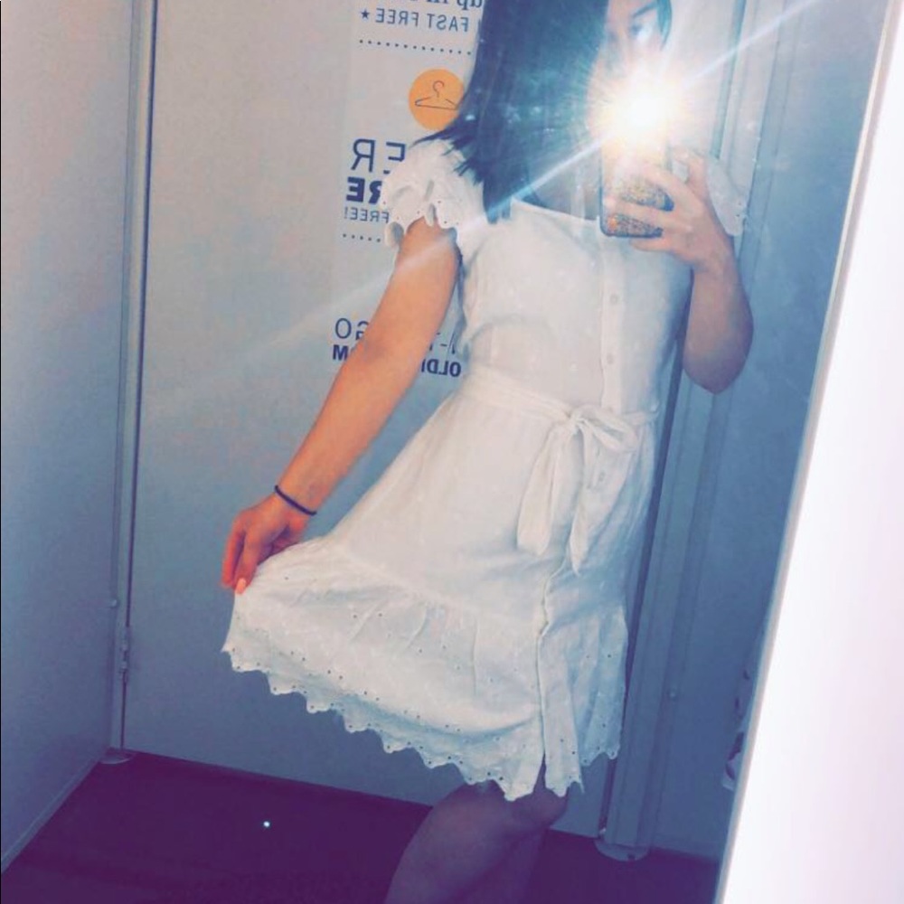White Midi Dress